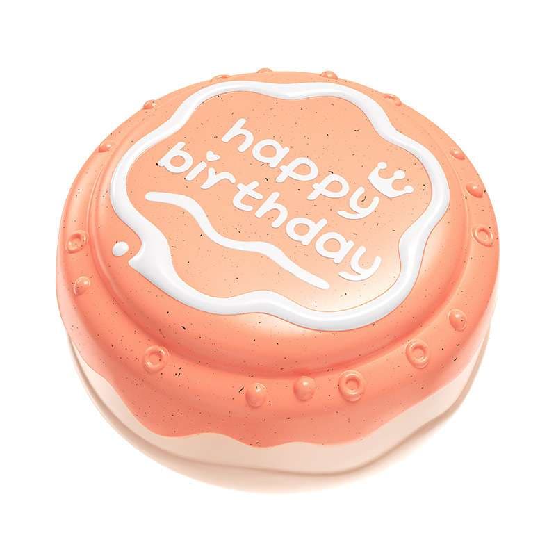 犬 おもちゃ | お誕生日ケーキ型きしむおもちゃボール