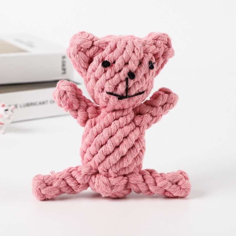 犬 おもちゃ ロープ | ペット用編みロープ遊具