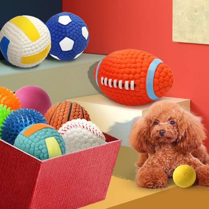 犬 おもちゃ ボール | ワンちゃん喜ぶスポーツボールセット