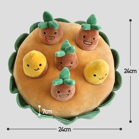 犬 おもちゃ 知育 | わんちゃんの野菜畑パズルクッション
