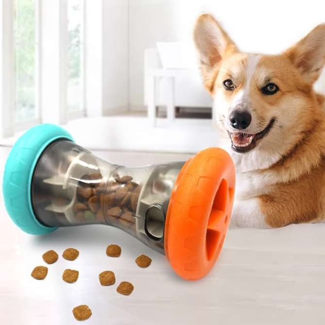 犬 おもちゃ 知育 | 犬用おやつディスペンサー迷路パズル