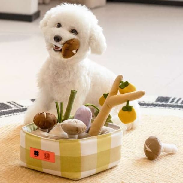 犬 おもちゃ 知育 | わんちゃんの野菜畑おもちゃ