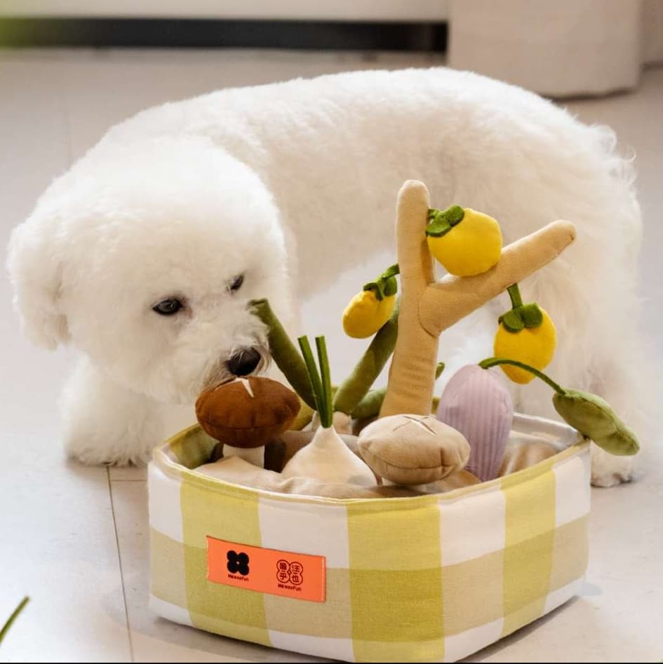 犬 おもちゃ 知育 | わんちゃんの野菜畑おもちゃ