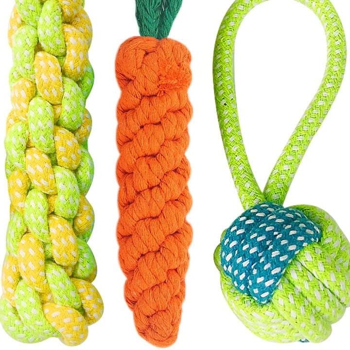 犬 おもちゃ ロープ | 愛犬用噛み噛みロープおもちゃ