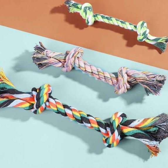 犬 おもちゃ ロープ | 愛犬用コットンロープおもちゃ