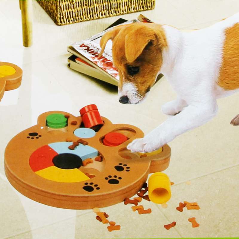 犬 おもちゃ 知育 | 犬用パズル食器 知恵の輪