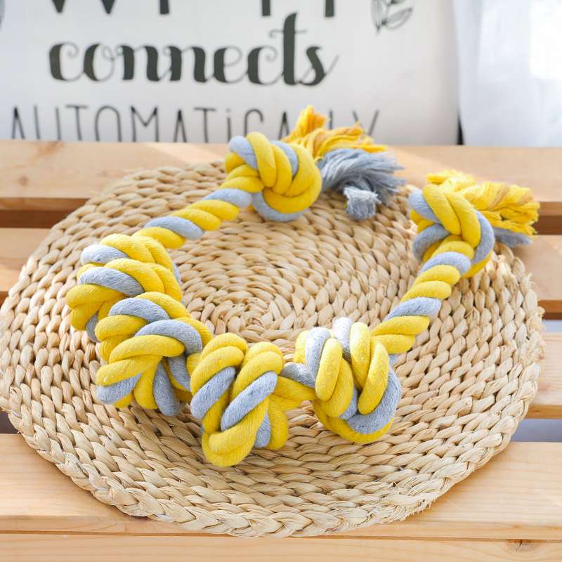 犬 おもちゃ ロープ | わんちゃん大喜び！結び目付き丈夫なロープ