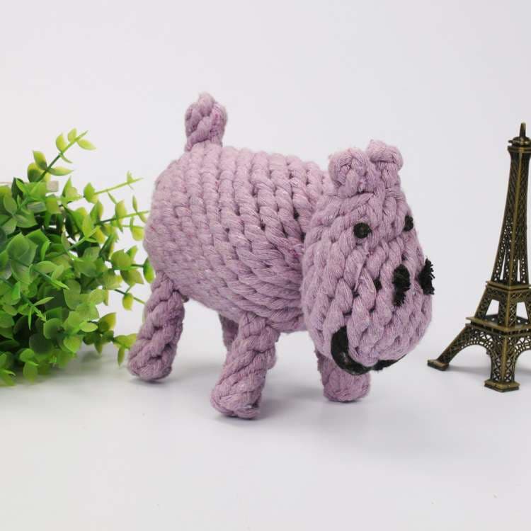 犬 おもちゃ ロープ | ペット用編みロープ遊具