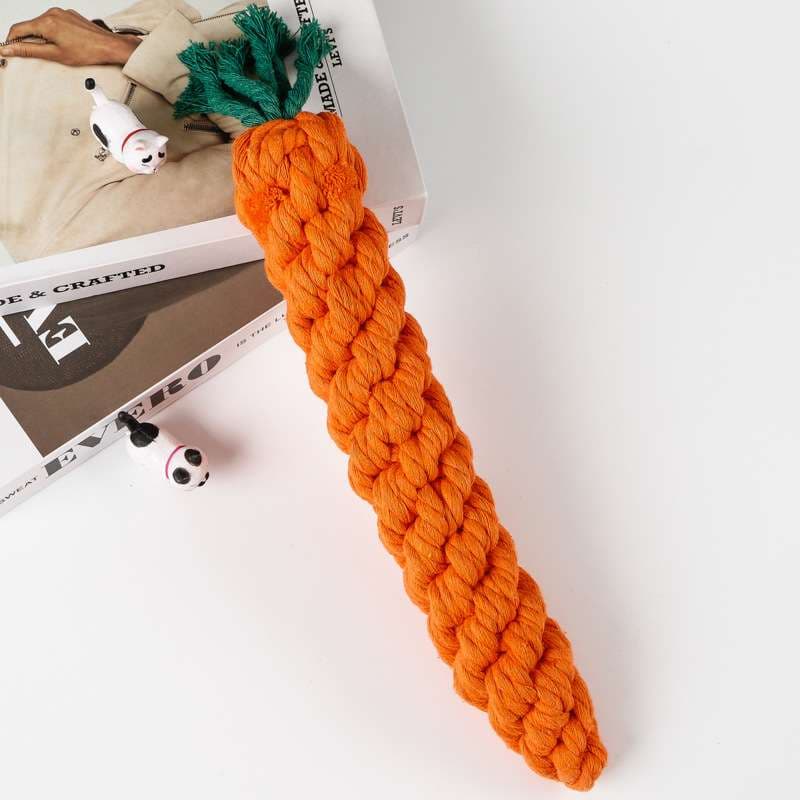 犬 おもちゃ ロープ | ペット用編みロープ遊具