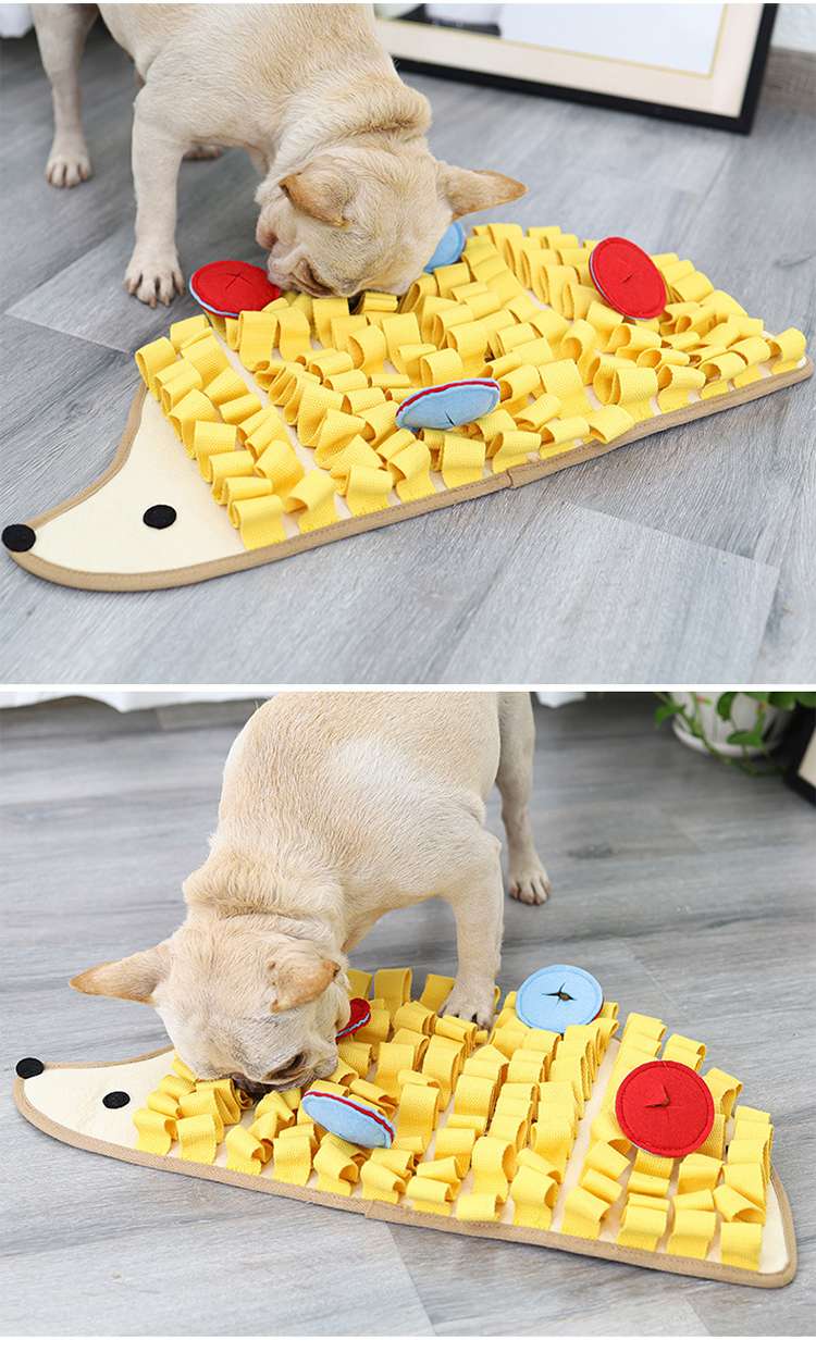犬 おもちゃ 知育 | ハリネズミ型嗅覚トレーニングマット