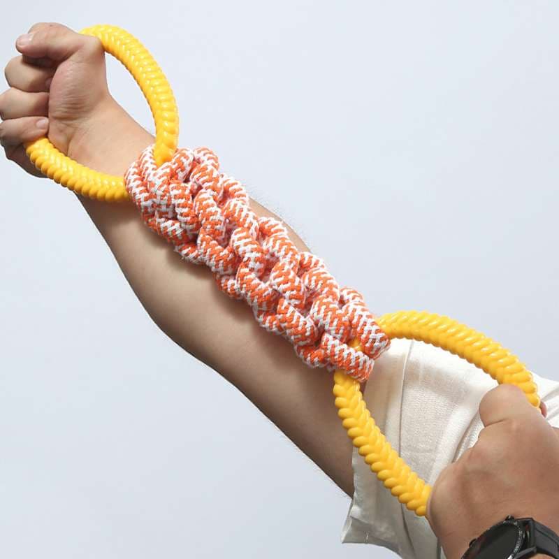 犬 おもちゃ ロープ | 愛犬喜ぶ丈夫な二重リングロープ