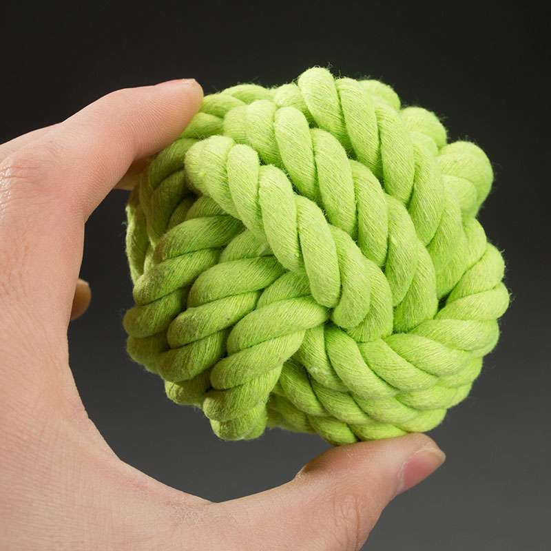 犬 おもちゃ ボール | もぐもぐボール 歯磨き耐久ロープおもちゃ