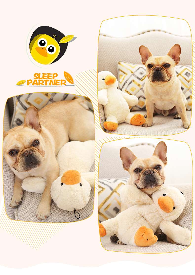 犬 おもちゃ ぬいぐるみ | わんちゃんの癒しパートナー アヒルのぬいぐるみ