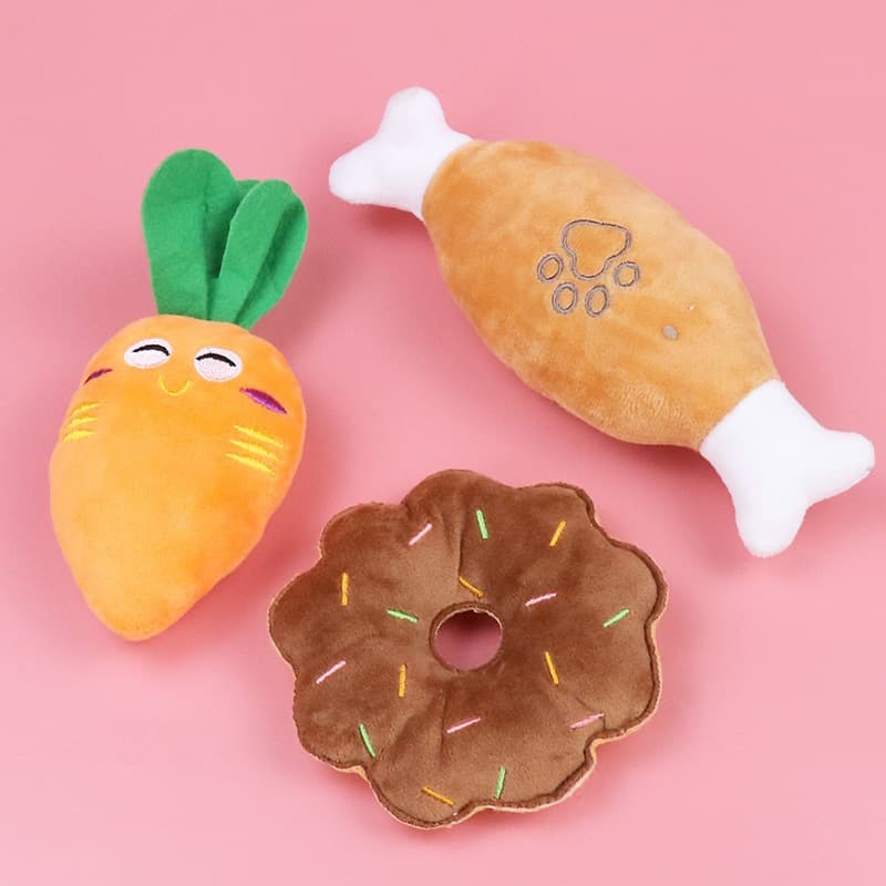 犬のおもちゃ ふわもこペットスリッパ＆星の遊び友