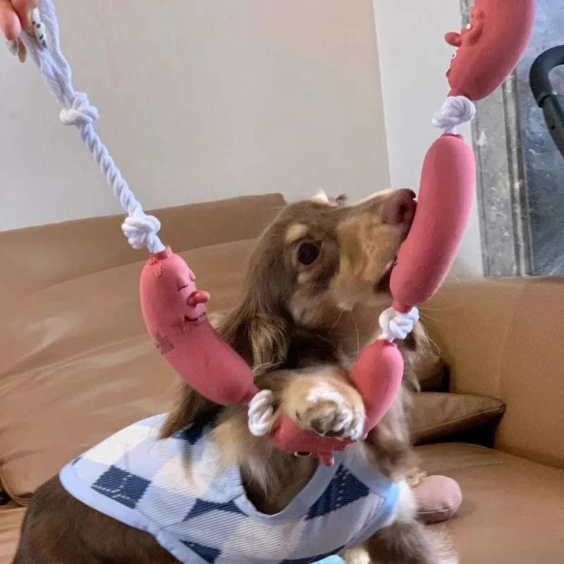 犬 おもちゃ ロープ | わんちゃんの噛みごこちロープ