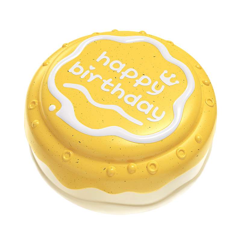 犬 おもちゃ | お誕生日ケーキ型きしむおもちゃボール