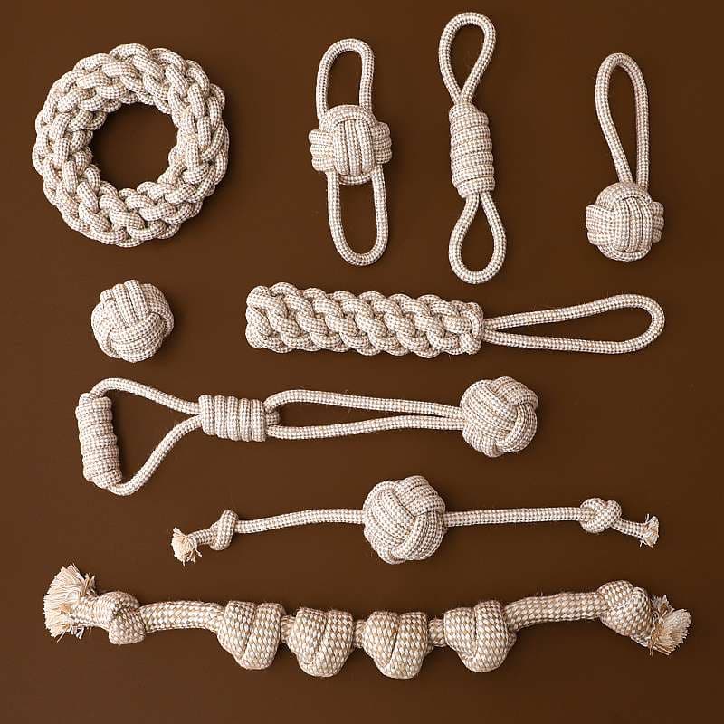 犬 おもちゃ ロープ | 愛犬用デンタルケア噛みロープセット