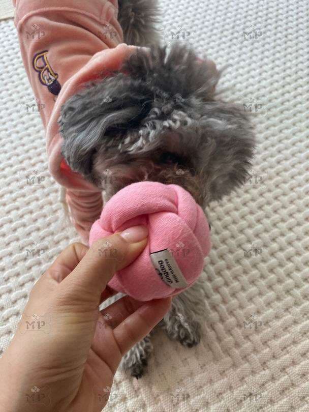 犬 おもちゃ ボール | もこもこ結び目ボール