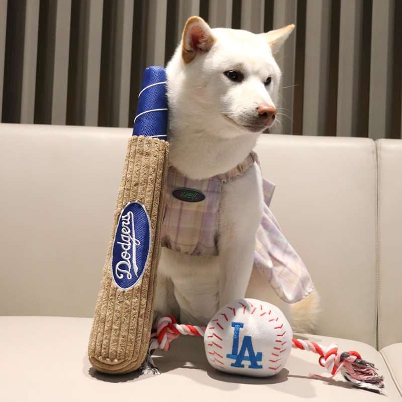 犬 おもちゃ 歯磨き | 野球ファン犬のデンタルトイ
