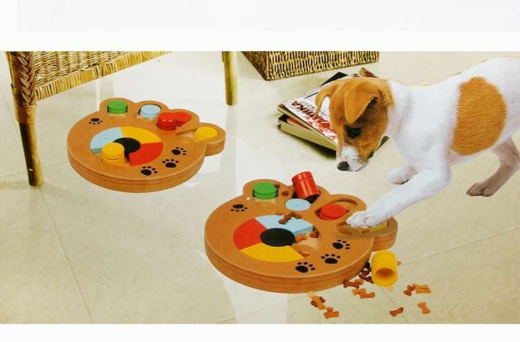 犬 おもちゃ 知育 | 犬用パズル食器 知恵の輪