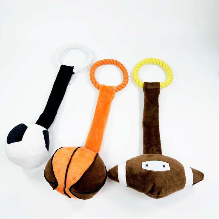 犬 おもちゃ | スポーツボール型ペット用おもちゃセット