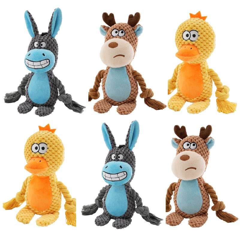 犬 おもちゃ ぬいぐるみ | 動物仲間のほっこりぬいぐるみセット