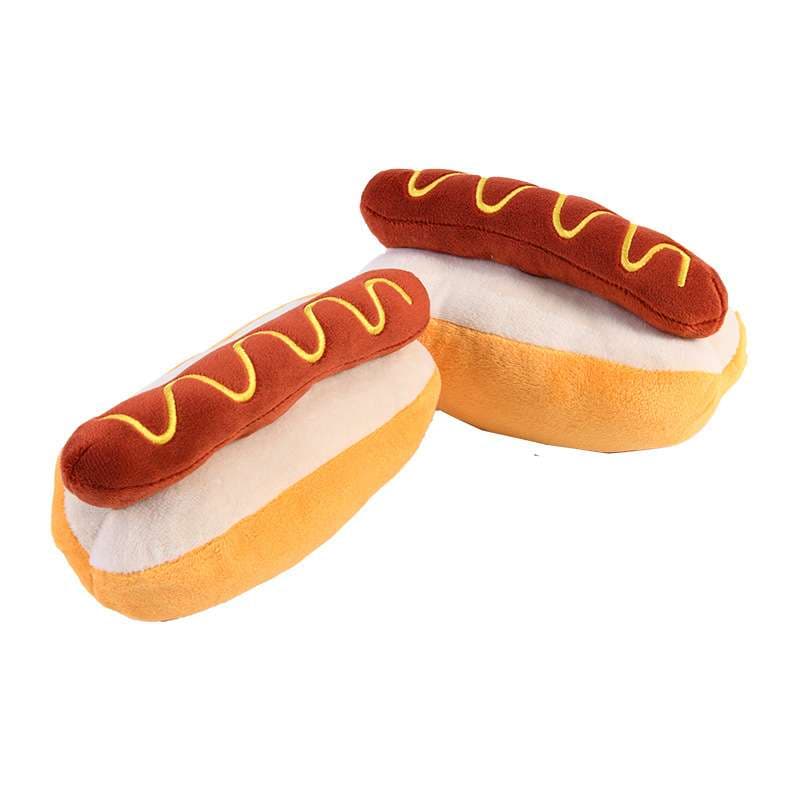 犬 おもちゃ ぬいぐるみ | ホットドッグぬいぐるみ
