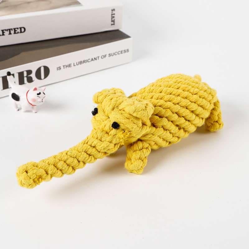 犬 おもちゃ ロープ | ペット用編みロープ遊具