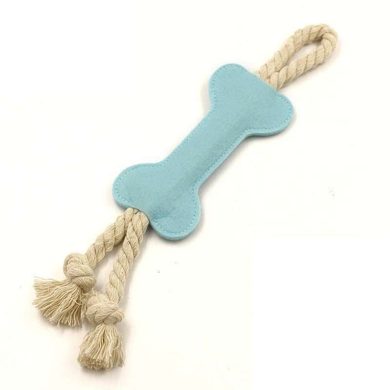 犬 おもちゃ ロープ | わんちゃん喜ぶ骨型おもちゃロープ