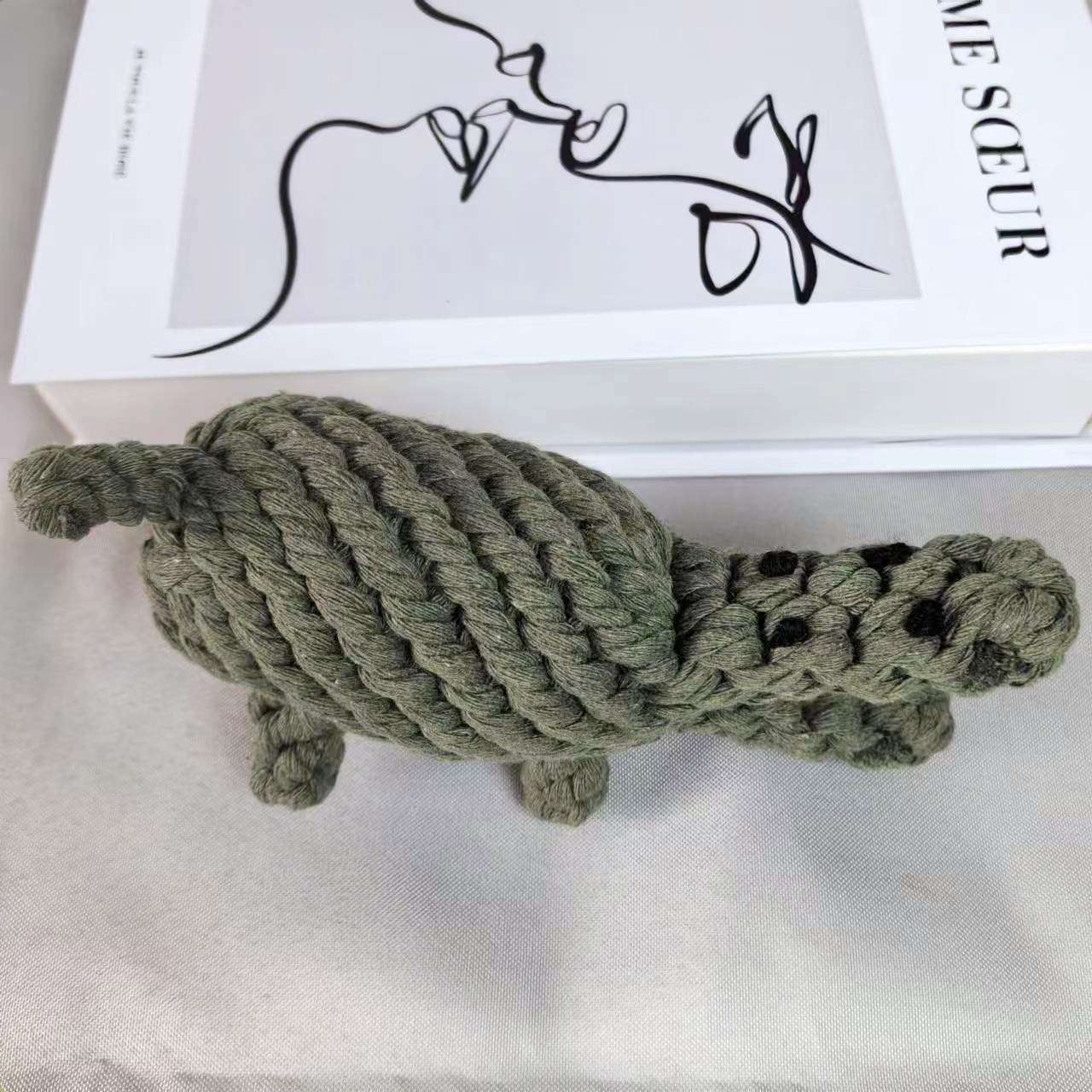 犬 おもちゃ ロープ | ペット用編みロープ遊具