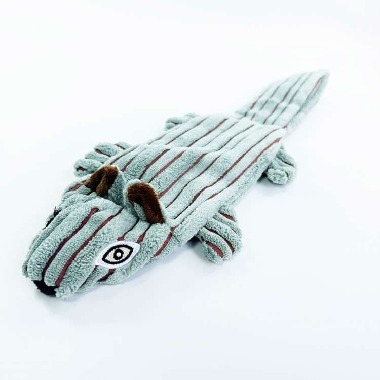 犬 おもちゃ ぬいぐるみ | コーデュロイ素材の細長い動物おもちゃ