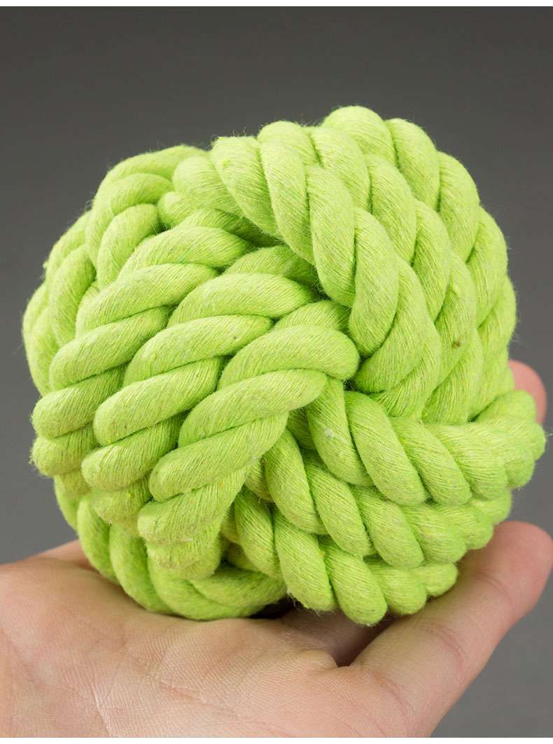 犬 おもちゃ ボール | もぐもぐボール 歯磨き耐久ロープおもちゃ