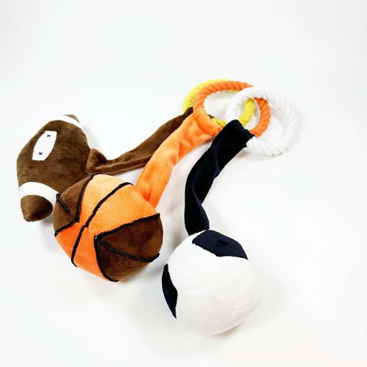 犬 おもちゃ | スポーツボール型ペット用おもちゃセット