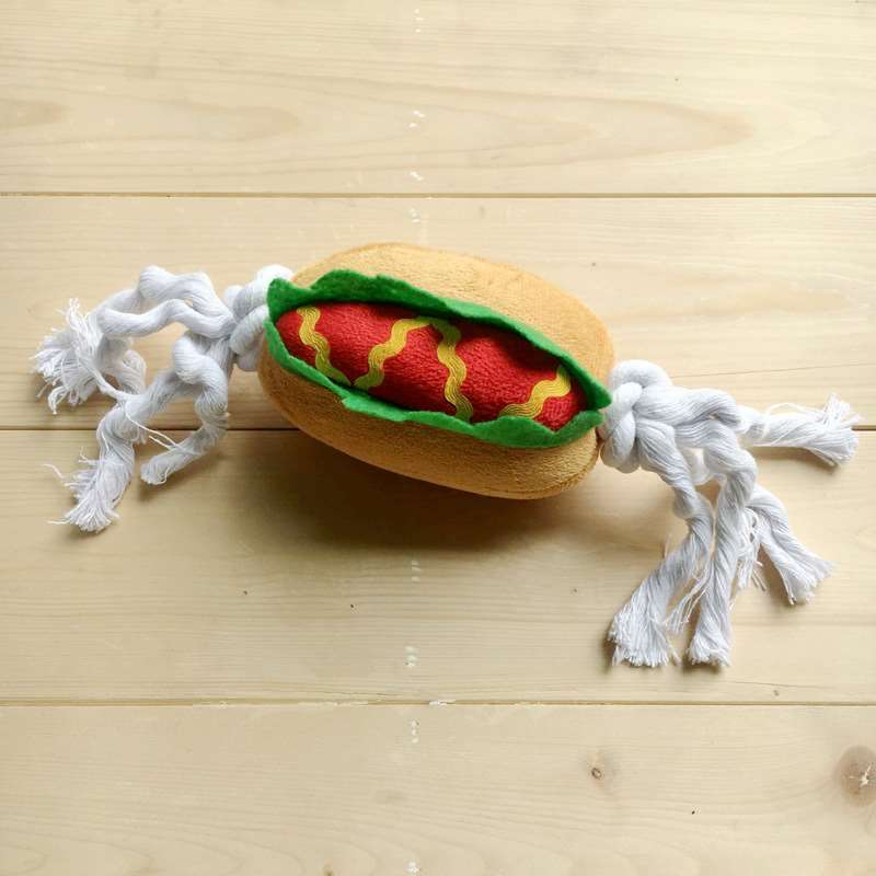 犬 おもちゃ | わんちゃん大喜び！食べ物モチーフロープ