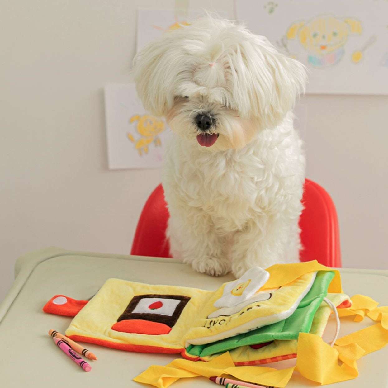 犬 おもちゃ 知育 | わんちゃんの知育布絵本セット