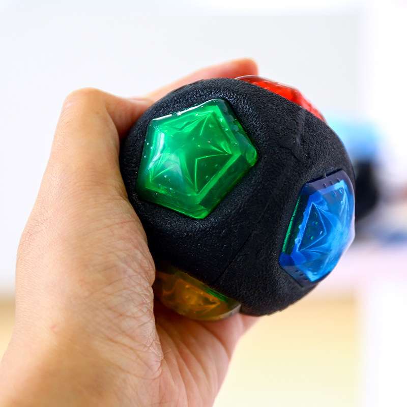 犬 おもちゃ ボール | 多面体ゲル入り噛みおもちゃボール