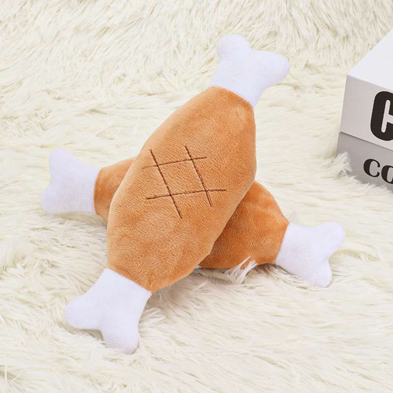 犬 おもちゃ ぬいぐるみ | もちもちチキンレッグのおもちゃ