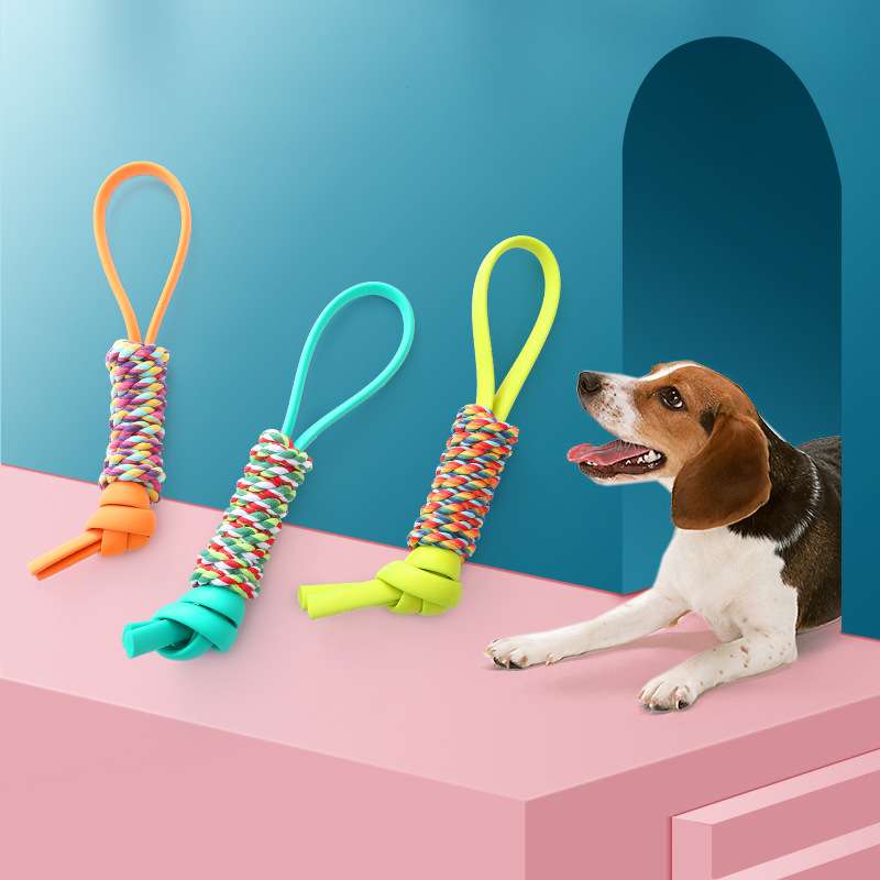 犬 おもちゃ ロープ | 愛犬とのふれあい遊びロープ