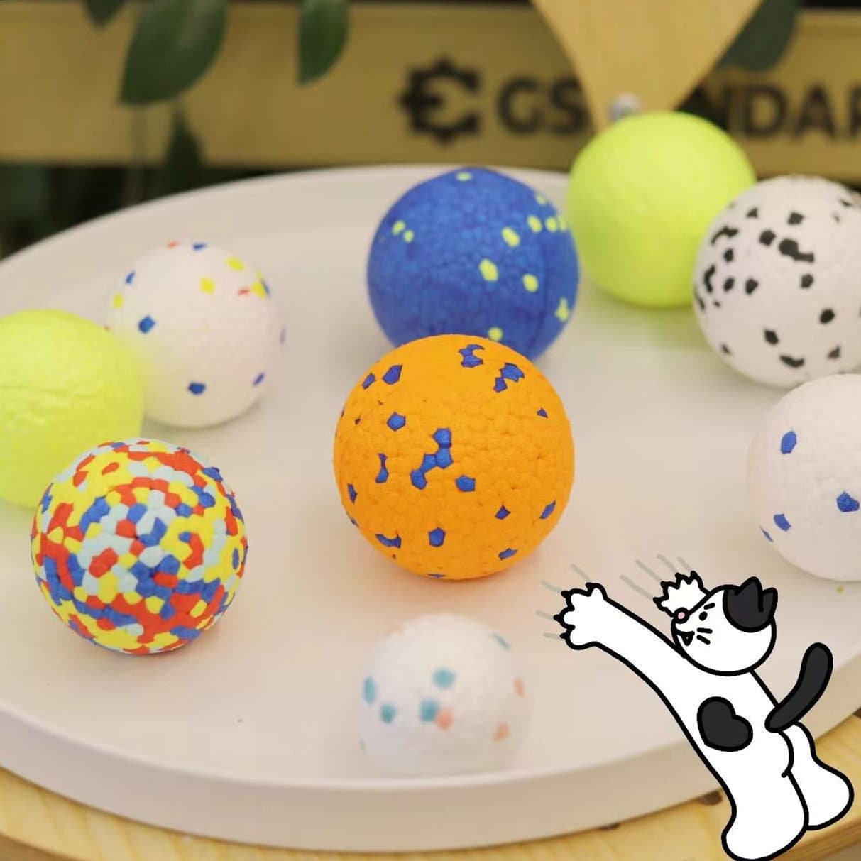 犬 おもちゃ ボール | 噛み応え抜群 愛犬用ポップコーンボール