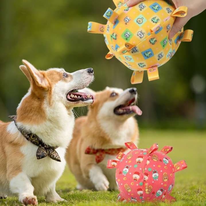 犬 おもちゃ ボール | ペット用フワフワ遊びボール