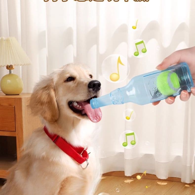 犬のおもちゃ 音が鳴るボトルおもちゃ