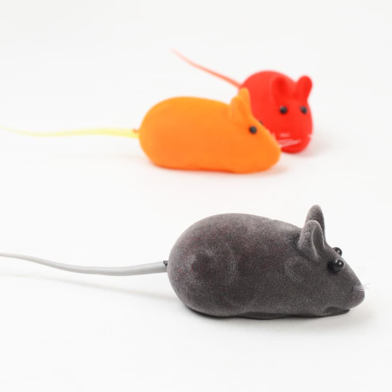 犬のおもちゃ 電動ねずみ型追いかけ遊び玩具セット