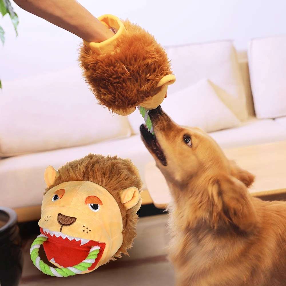 犬 おもちゃ ロープ | わんちゃん大喜び!動物型ロープおもちゃ