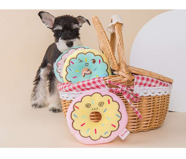 犬 おもちゃ ぬいぐるみ | もちもちドーナツ抱き枕