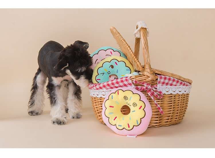 犬 おもちゃ ぬいぐるみ | もちもちドーナツ抱き枕