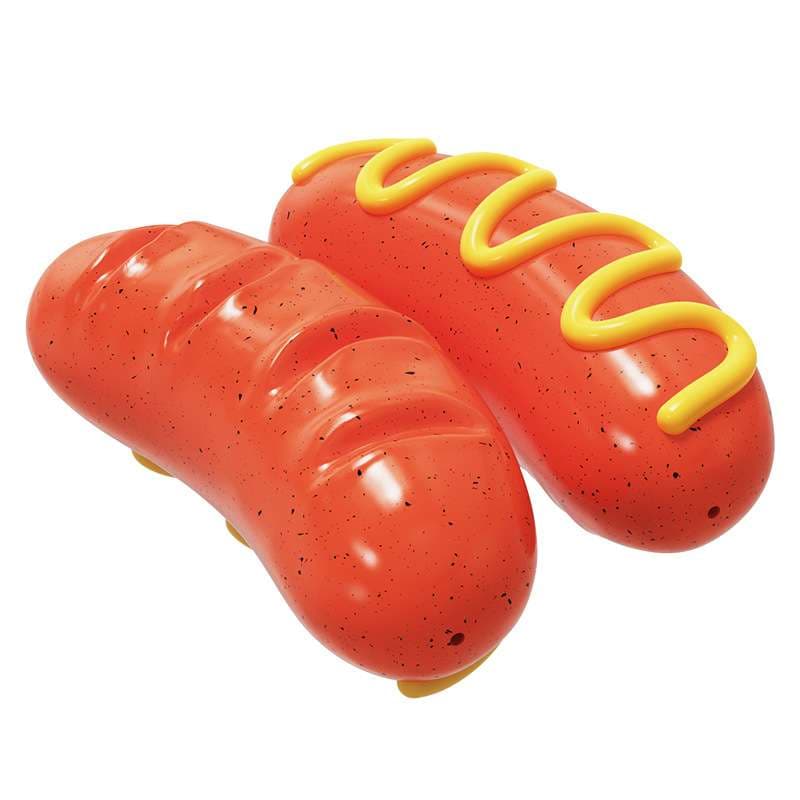 犬 おもちゃ | わんちゃんのおいしいホットドッグ歯みがき