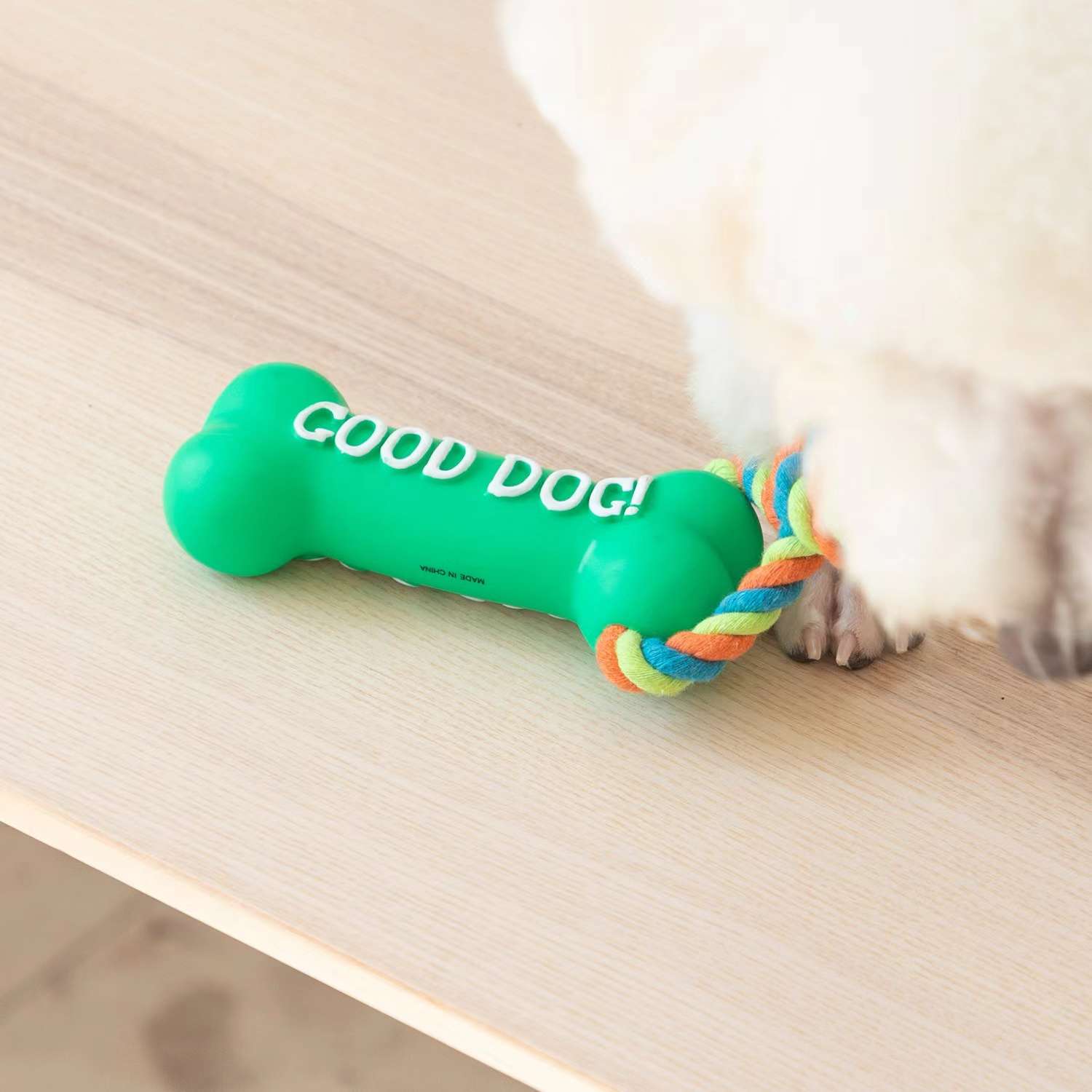 犬 おもちゃ ロープ | ごほうびボーン付き遊びロープ